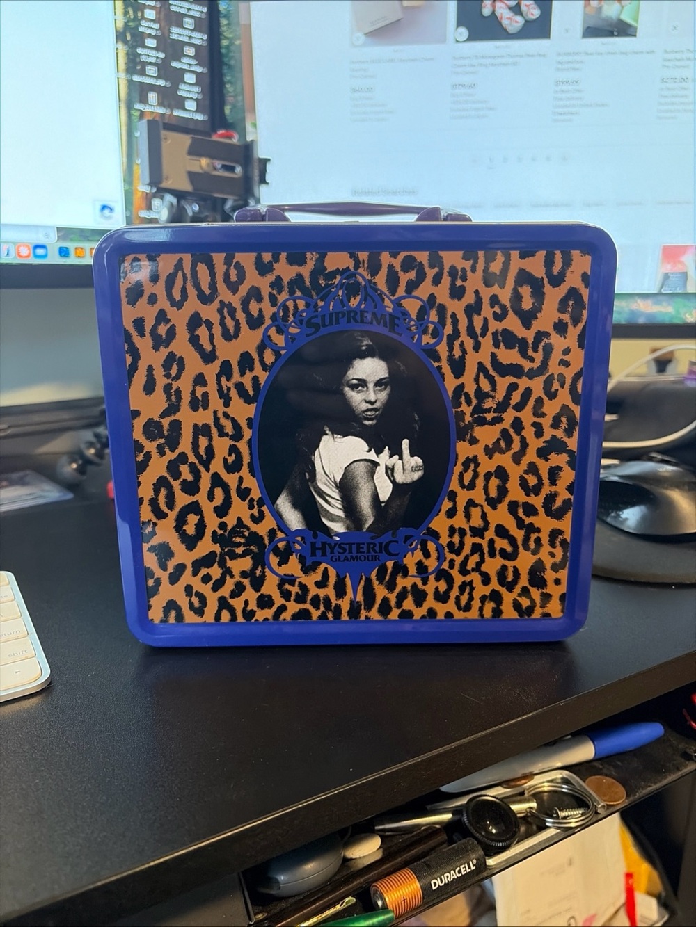 New SS21 Supreme x Hysteric Glamour Rare Lunchbox Set Leopard